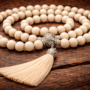 White Chandan Mala
