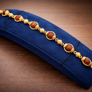RUDRAKSHA GOLD DESIGN BRACELET